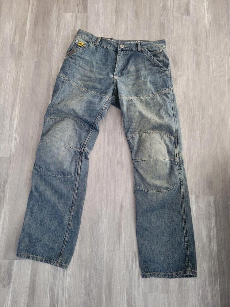 BILT Iron Workers Jeans Mens 34 X 32 Straight Reinforced Knees Motorcycle Work